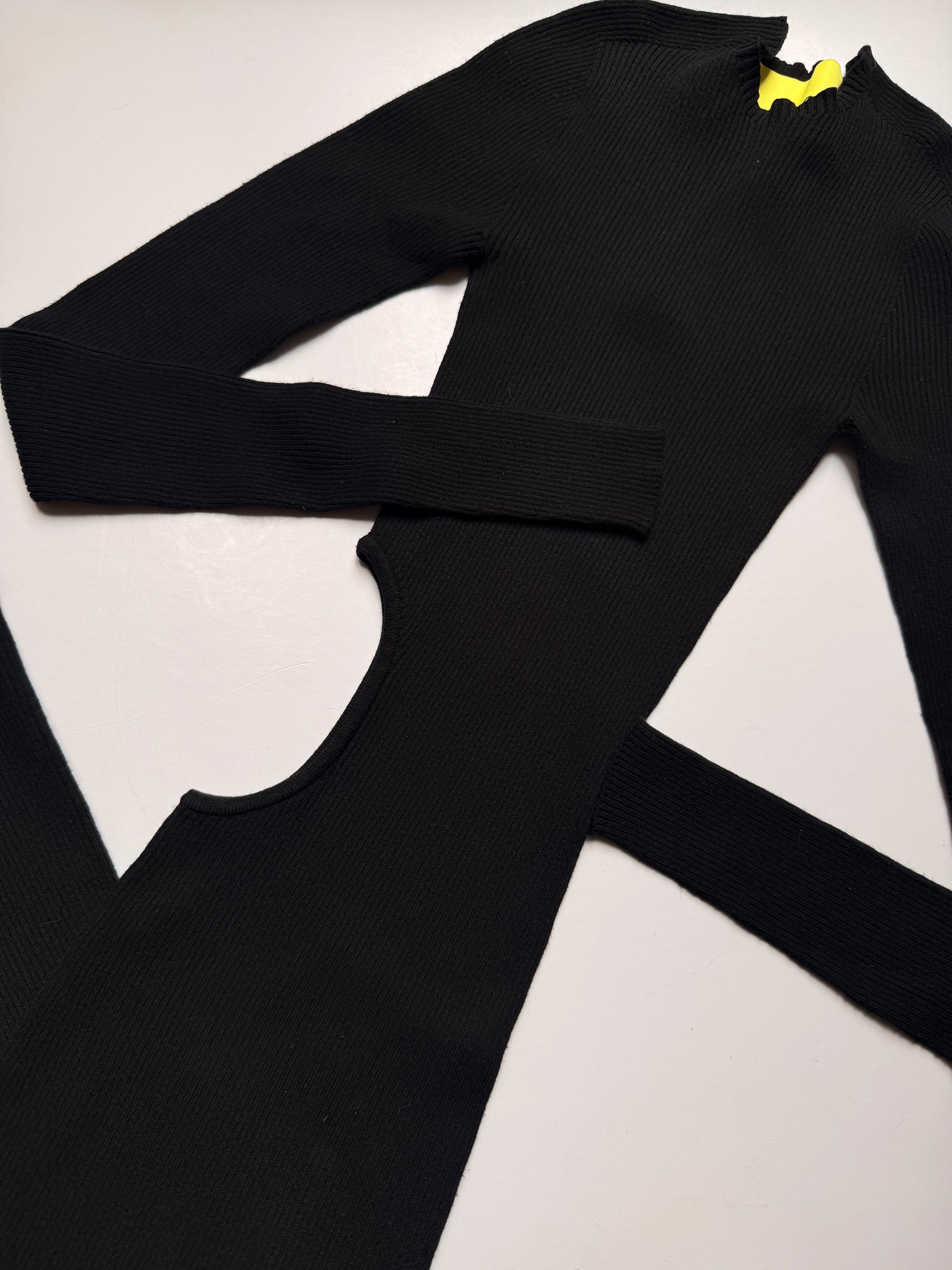 AERON Cut-out Rin-knit Maxi Kjole