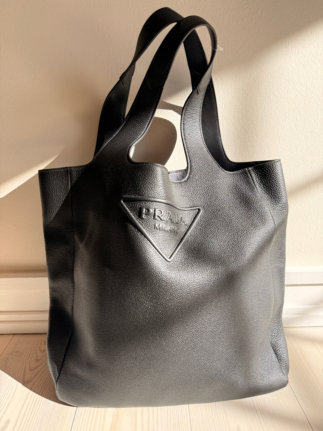 Prada Vitello Daino Leather Tote Bag