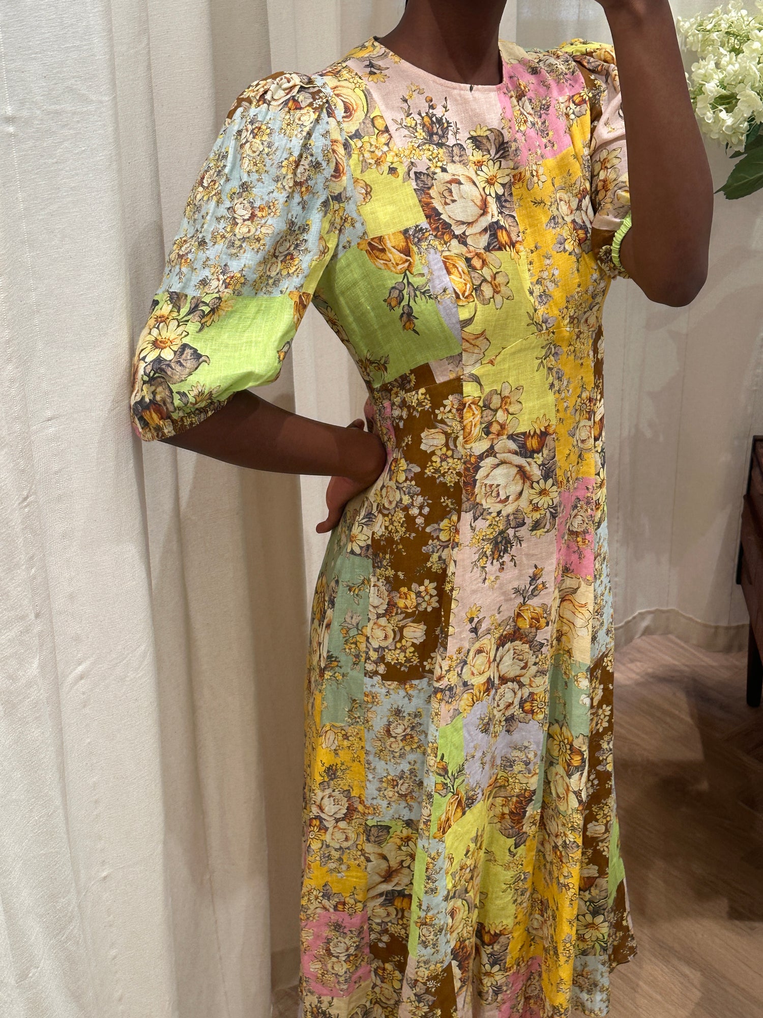 Alémais Matilde Patchwork Kjole