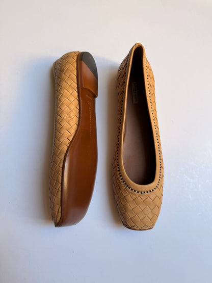 Bottega Veneta Intrecciato Leather Flats