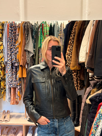 Calvin Klein Læder Jakke
