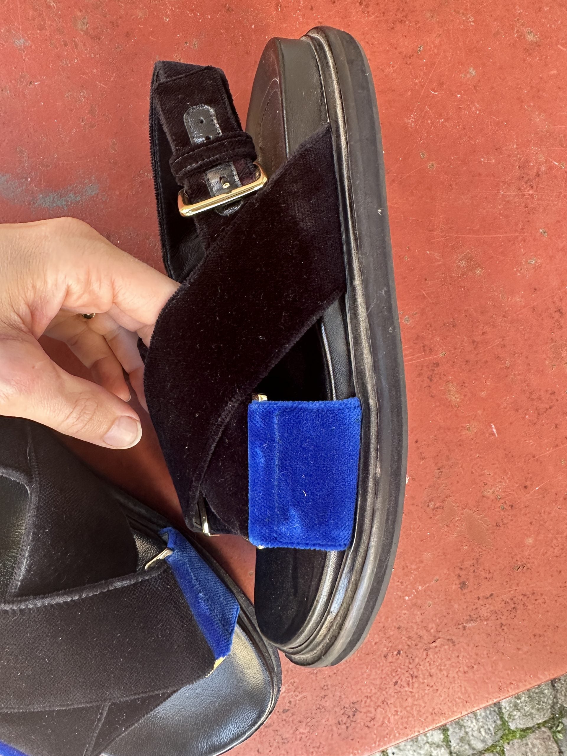 Marni Fussbett Sandals Velor