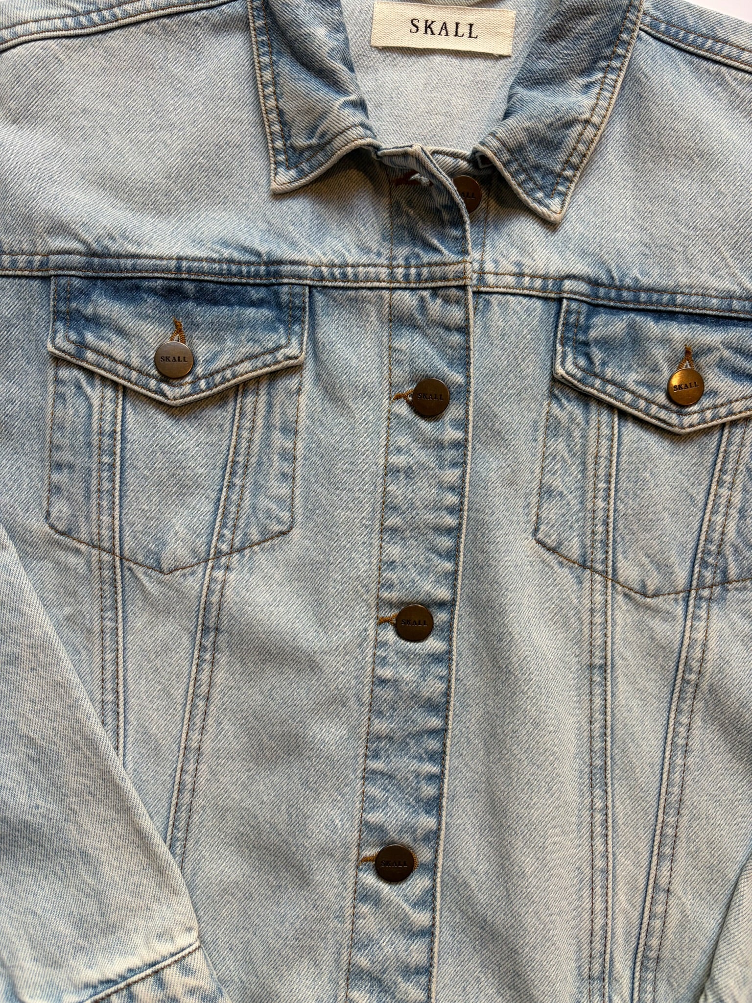 Skall Denim Jakke