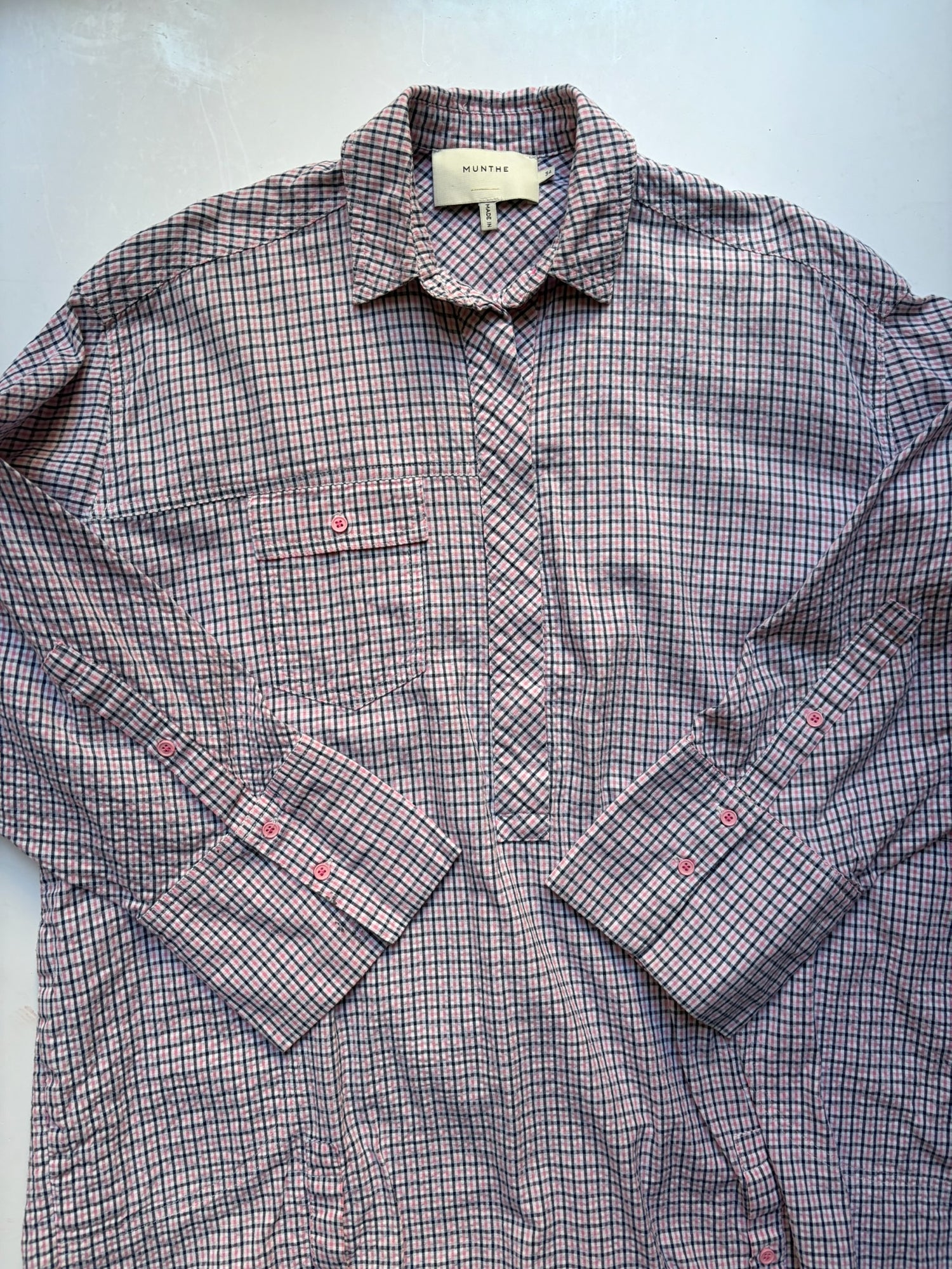 Munthe Kjole / Oversized Skjorte