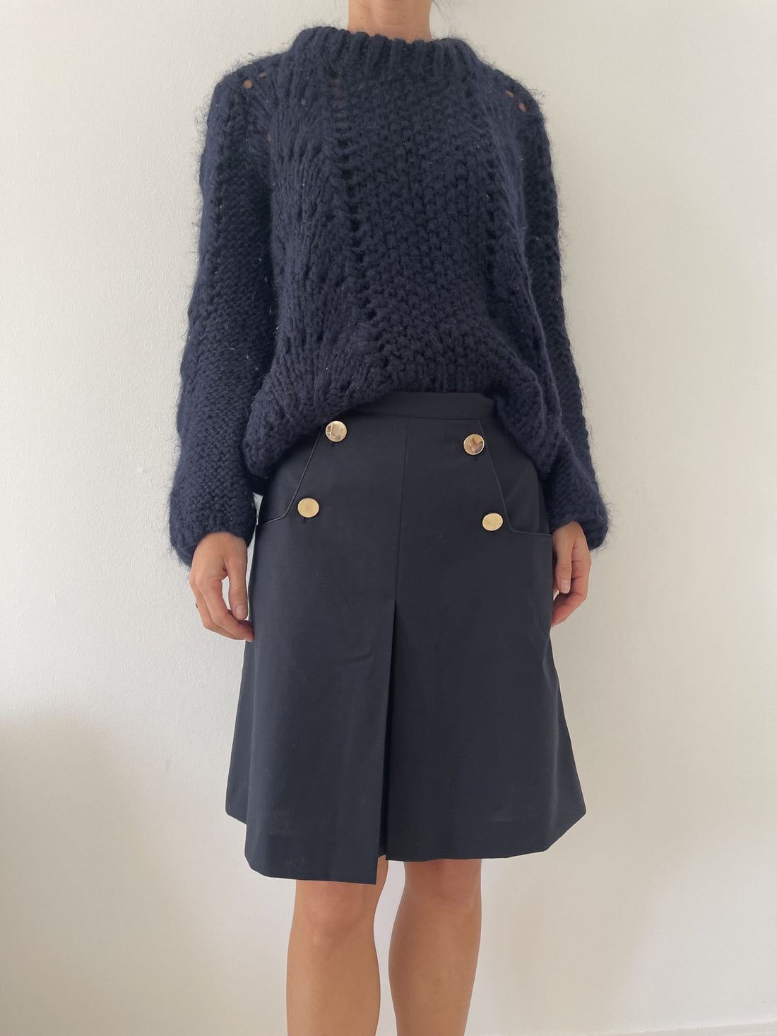 Baum Und Pferdgarten Nederdel navy på model forfra