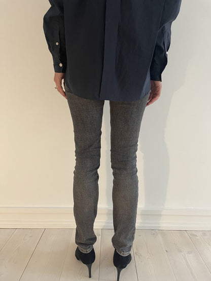 Isabel Marant Etoile Bukser/jeans grå på model bagfra
