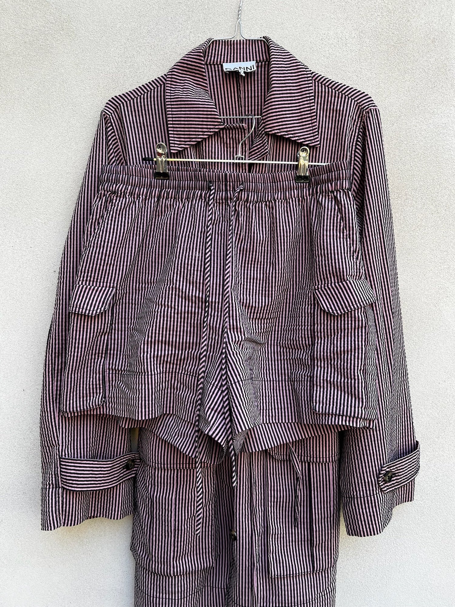 GANNI Set - Jacket &amp;amp; Shorts