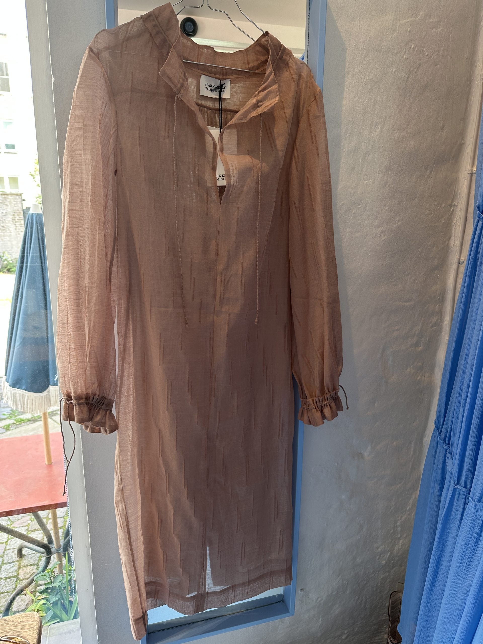 Mark Kenly Domino Tan Dress