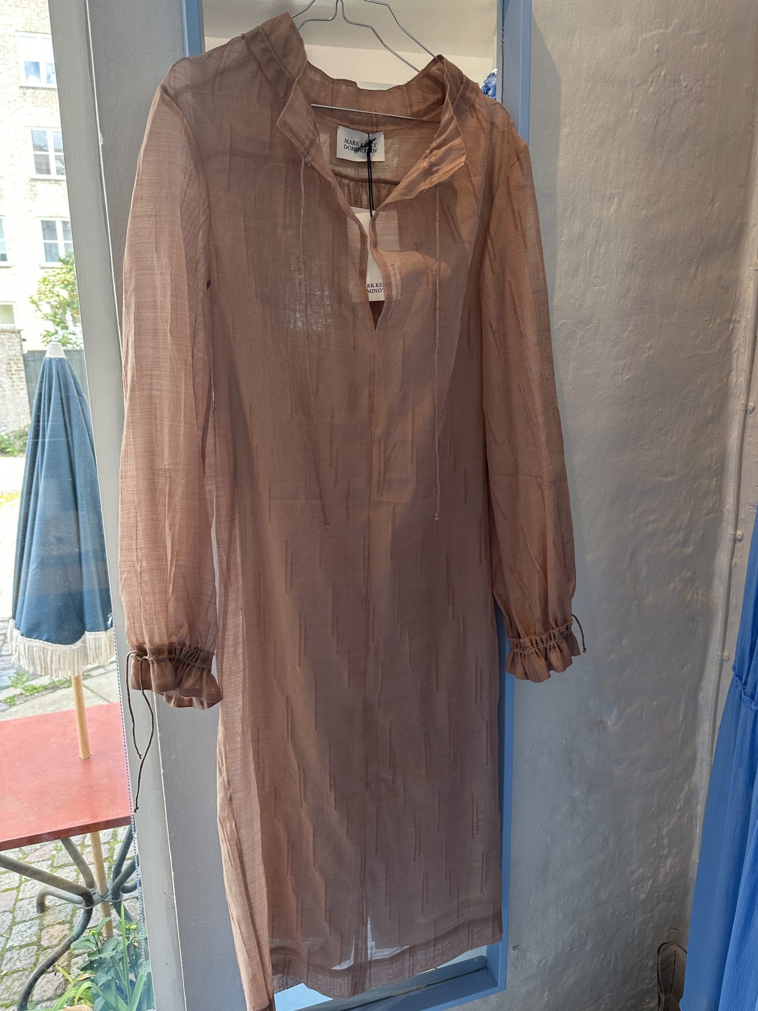 Mark Kenly Domino Tan Dress