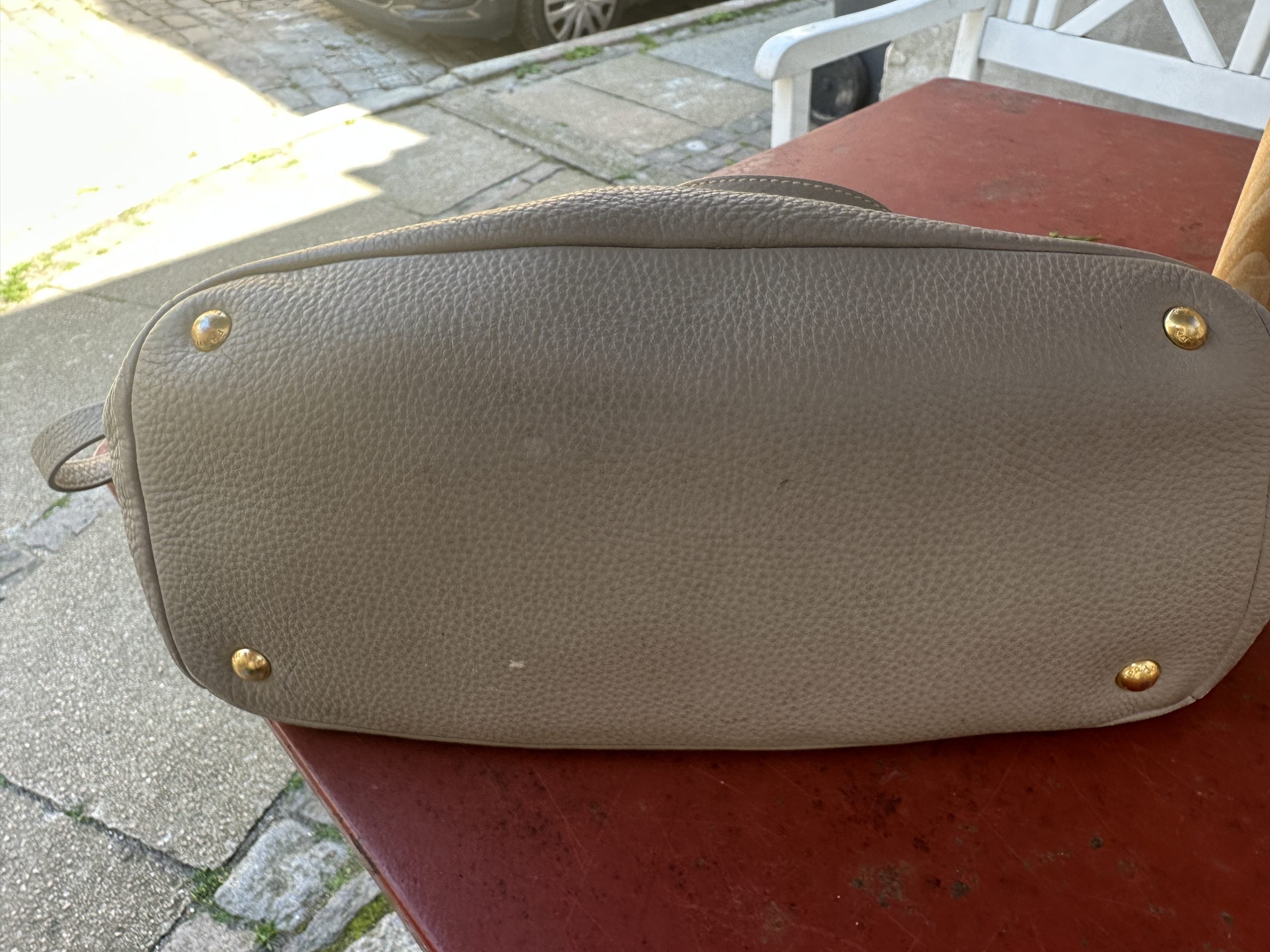 Prada Double Leather Handbag