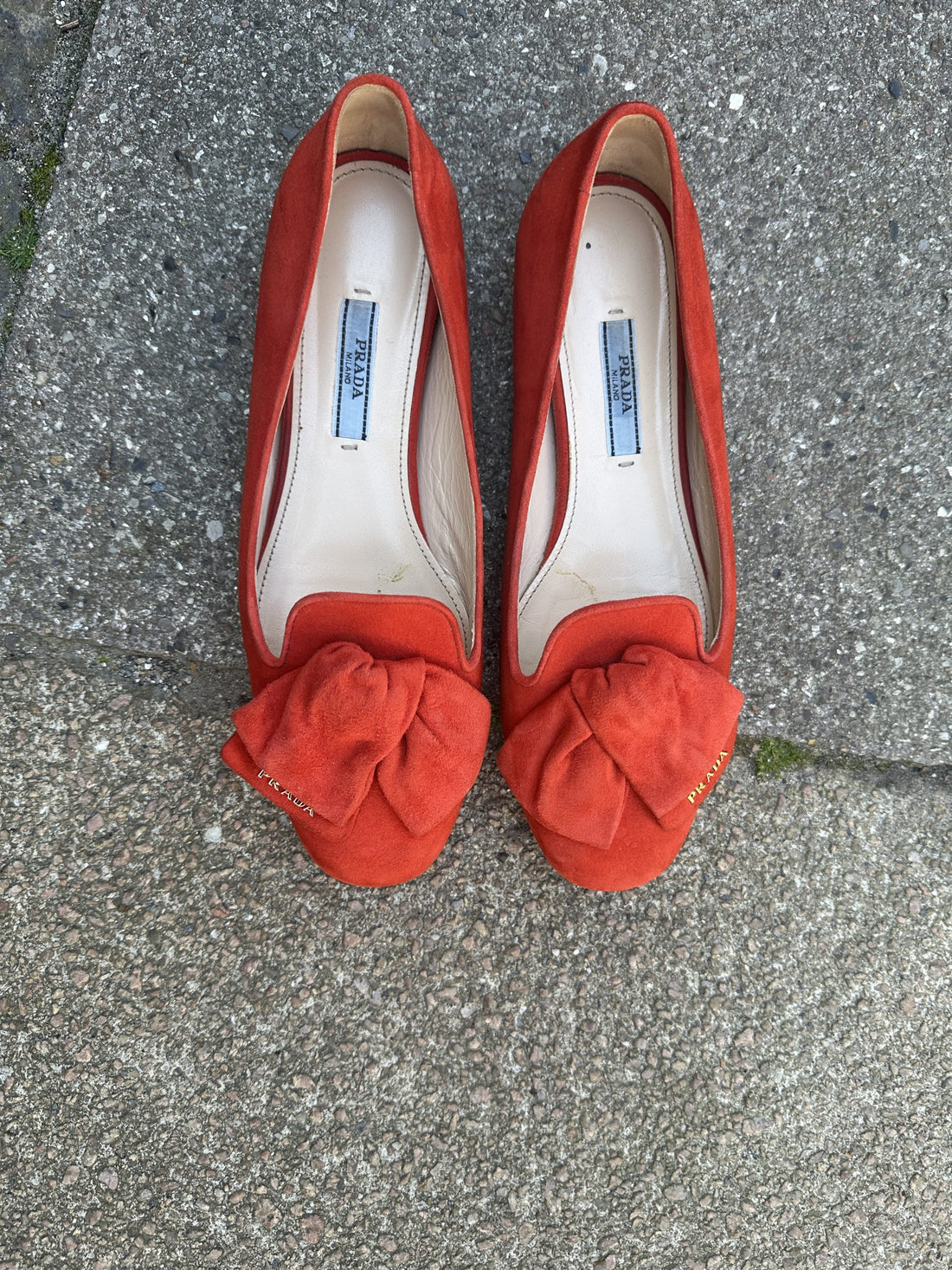 Prada Suede Loafers / Ballerina